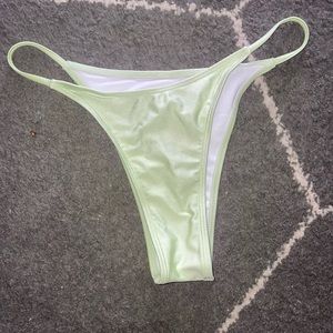 Mint Green Thong Bikini Bottoms